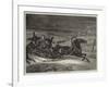 A Russian Family Attacked by Wolves-null-Framed Giclee Print