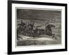 A Russian Family Attacked by Wolves-null-Framed Giclee Print