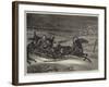 A Russian Family Attacked by Wolves-null-Framed Giclee Print