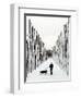 A Russian Girl Walks Her Dog-null-Framed Photographic Print