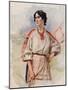 A Russian Servant in Summer Dress-Frederic De Haenen-Mounted Giclee Print