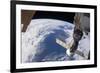 A Russian Soyuz Spacecraft Docked to the International Space Station-null-Framed Photographic Print