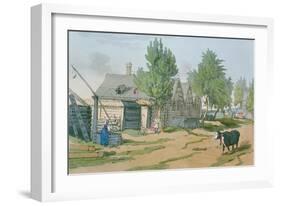 A Russian Village, 1804-John Augustus Atkinson-Framed Giclee Print