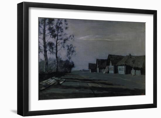 A Russian Village by Moonlight, 1897-Isaak Iljitsch Lewitan-Framed Giclee Print