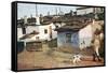 A Russian Village, World War II, 1942-null-Framed Stretched Canvas