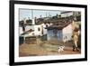 A Russian Village, World War II, 1942-null-Framed Giclee Print