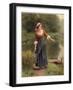 A Rustic Beauty, from the Pears Annual, 1912-William Affleck-Framed Giclee Print