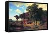 A Rustic Mill-Albert Bierstadt-Framed Stretched Canvas