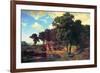 A Rustic Mill-Albert Bierstadt-Framed Art Print