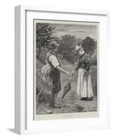 A Rustic Proposal-null-Framed Giclee Print