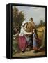 A Rustic Timepiece-James Turpin Hart-Framed Stretched Canvas