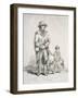 A Rustic with a Dog and a Boy, Provincial Characters, 1813-William Henry Pyne-Framed Giclee Print