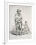 A Rustic with a Dog and a Boy, Provincial Characters, 1813-William Henry Pyne-Framed Giclee Print