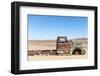 A Rusty Abandoned Car in the Desert Near Aus in Southern Namibia, Africa-Alex Treadway-Framed Photographic Print