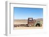 A Rusty Abandoned Car in the Desert Near Aus in Southern Namibia, Africa-Alex Treadway-Framed Photographic Print