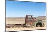 A Rusty Abandoned Car in the Desert Near Aus in Southern Namibia, Africa-Alex Treadway-Mounted Photographic Print