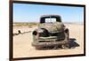 A Rusty Abandoned Car in the Desert Near Aus in Southern Namibia, Africa-Alex Treadway-Framed Premium Photographic Print