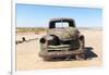 A Rusty Abandoned Car in the Desert Near Aus in Southern Namibia, Africa-Alex Treadway-Framed Photographic Print