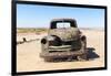 A Rusty Abandoned Car in the Desert Near Aus in Southern Namibia, Africa-Alex Treadway-Framed Photographic Print