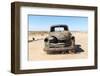 A Rusty Abandoned Car in the Desert Near Aus in Southern Namibia, Africa-Alex Treadway-Framed Photographic Print