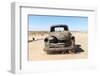 A Rusty Abandoned Car in the Desert Near Aus in Southern Namibia, Africa-Alex Treadway-Framed Photographic Print