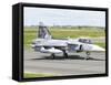 A Saab JAS-39 Gripen of the Czech Air Force on the Flight Line at Cambrai Air Base, France-Stocktrek Images-Framed Stretched Canvas