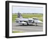 A Saab JAS-39 Gripen of the Czech Air Force on the Flight Line at Cambrai Air Base, France-Stocktrek Images-Framed Photographic Print