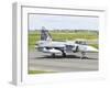 A Saab JAS-39 Gripen of the Czech Air Force on the Flight Line at Cambrai Air Base, France-Stocktrek Images-Framed Photographic Print