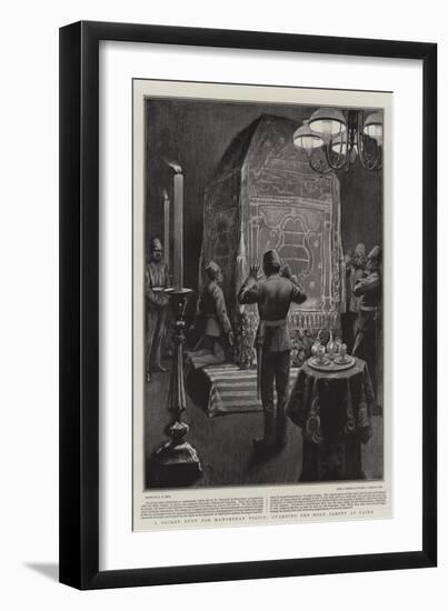 A Sacred Duty for Mahomedan Police, Guarding the Holy Carpet at Cairo-Alexander Stuart Boyd-Framed Giclee Print