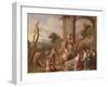 A Sacrificial Feast among Ruins-Gerard Hoet-Framed Giclee Print