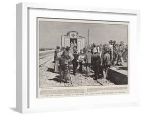 A Sad Home-Coming, Arrival of the Boer Red Cross Train with Wounded at Pretoria-Frederic De Haenen-Framed Giclee Print