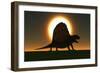 A Sail-Backed Dimetrodon from Earth's Permian Period of Time-null-Framed Art Print