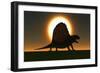 A Sail-Backed Dimetrodon from Earth's Permian Period of Time-null-Framed Art Print