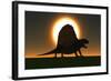 A Sail-Backed Dimetrodon from Earth's Permian Period of Time-null-Framed Art Print