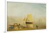 A Sail Boat at Rouen-J. M. W. Turner-Framed Giclee Print