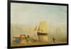 A Sail Boat at Rouen-J. M. W. Turner-Framed Giclee Print