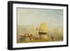 A Sail Boat at Rouen-J. M. W. Turner-Framed Giclee Print