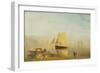 A Sail Boat at Rouen-J. M. W. Turner-Framed Giclee Print