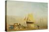 A Sail Boat at Rouen-J. M. W. Turner-Stretched Canvas