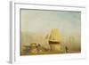 A Sail Boat at Rouen-J. M. W. Turner-Framed Giclee Print