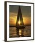 A Sailboat Heads Back to its Mooring-null-Framed Premium Photographic Print