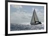 A Sailboat in the Caribbean.-Gary Blakeley-Framed Photographic Print