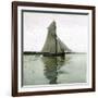 A Sailboat on the Sund, Denmark-Leon, Levy et Fils-Framed Photographic Print