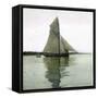 A Sailboat on the Sund, Denmark-Leon, Levy et Fils-Framed Stretched Canvas