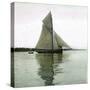 A Sailboat on the Sund, Denmark-Leon, Levy et Fils-Stretched Canvas