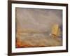 A Sailing Boat off Deal, C.1835 (Oil on Millboard)-Joseph Mallord William Turner-Framed Giclee Print