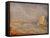 A Sailing Boat off Deal, C.1835 (Oil on Millboard)-Joseph Mallord William Turner-Framed Stretched Canvas