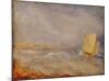 A Sailing Boat off Deal, C.1835 (Oil on Millboard)-Joseph Mallord William Turner-Mounted Giclee Print