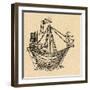 A Sailing Ship of the Hanseatic League, from 'Sveriges Historia'-Otto Sjogren-Framed Giclee Print