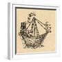 A Sailing Ship of the Hanseatic League, from 'Sveriges Historia'-Otto Sjogren-Framed Giclee Print